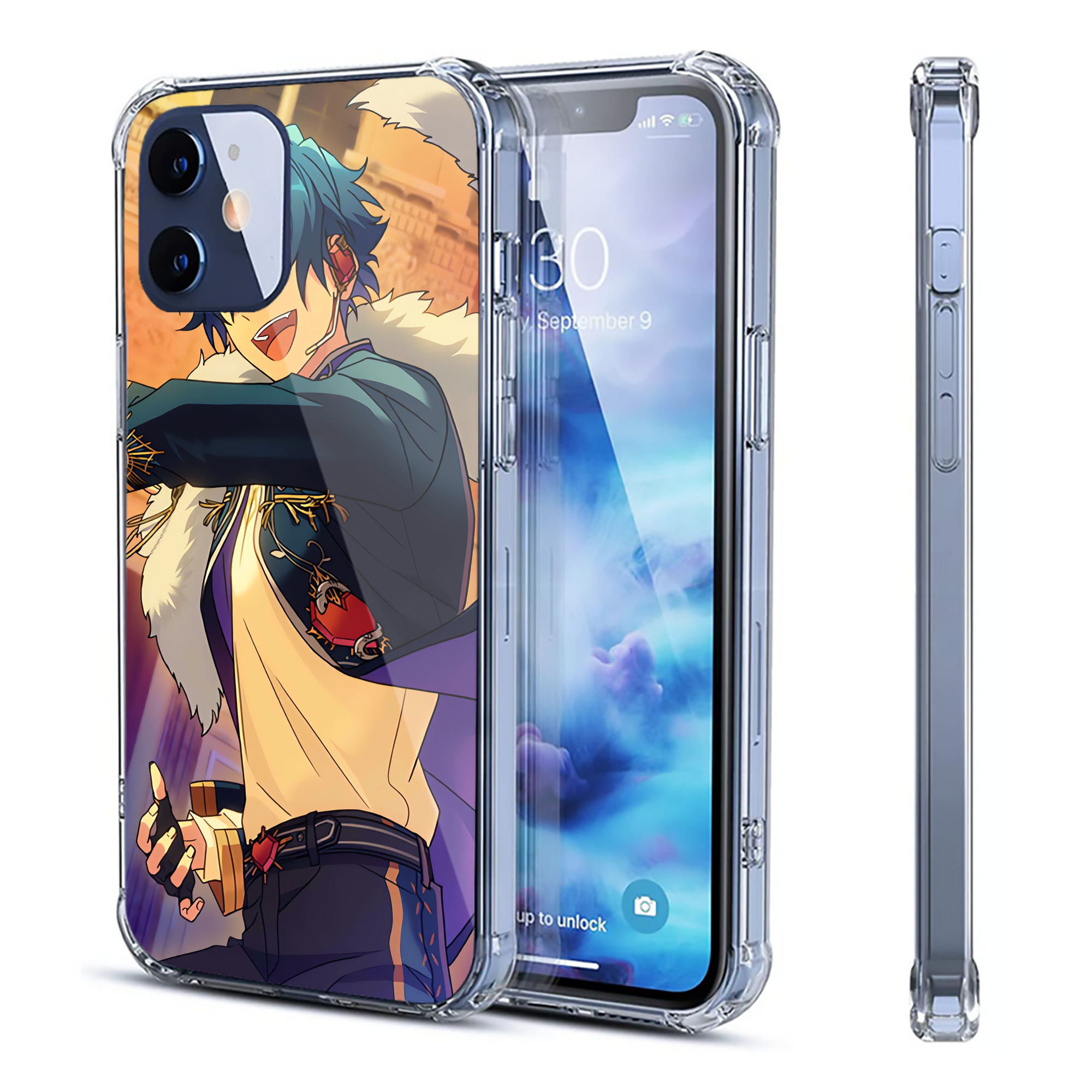 （画像用） あんさんぶるスターズ! Ensemble Stars 【iPhone 12シリーズ対応】透明スマホケース（クリアソフトケース）